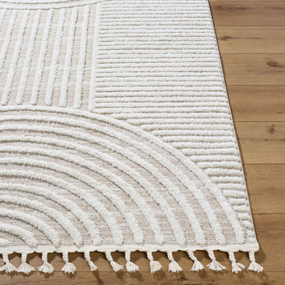 Surya Nora NOA-2312 Cream Modern Machine Woven Rug