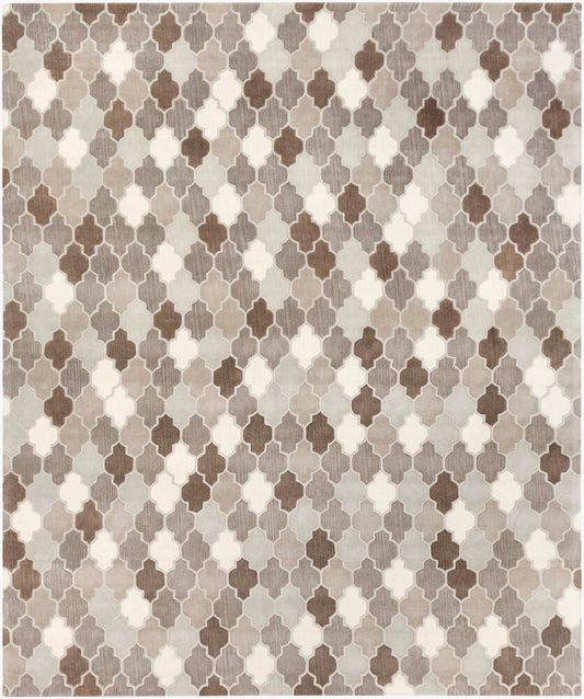 Surya Oasis OAS-1088 Charcoal Cottage Hand Tufted Rug