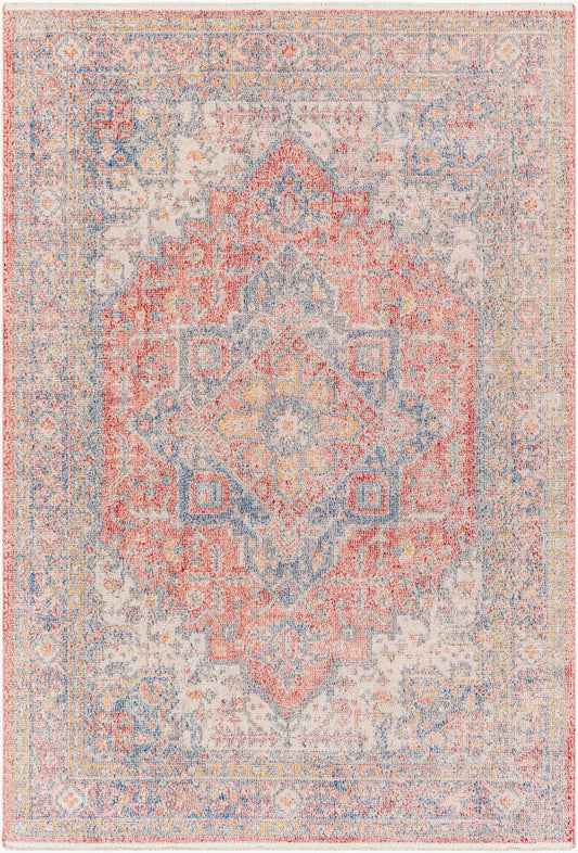 Surya Subtle SUB-2301 Red Traditional Machine Woven Rug
