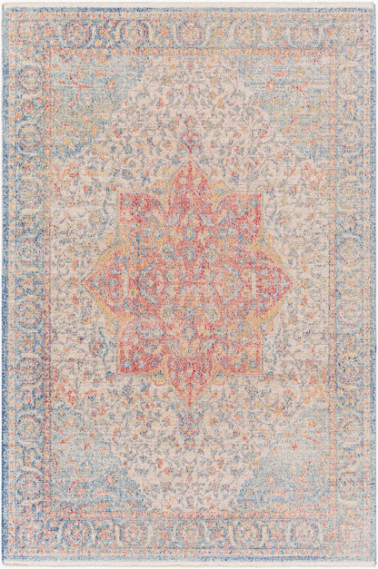 Surya Subtle SUB-2302 Red Traditional Machine Woven Rug