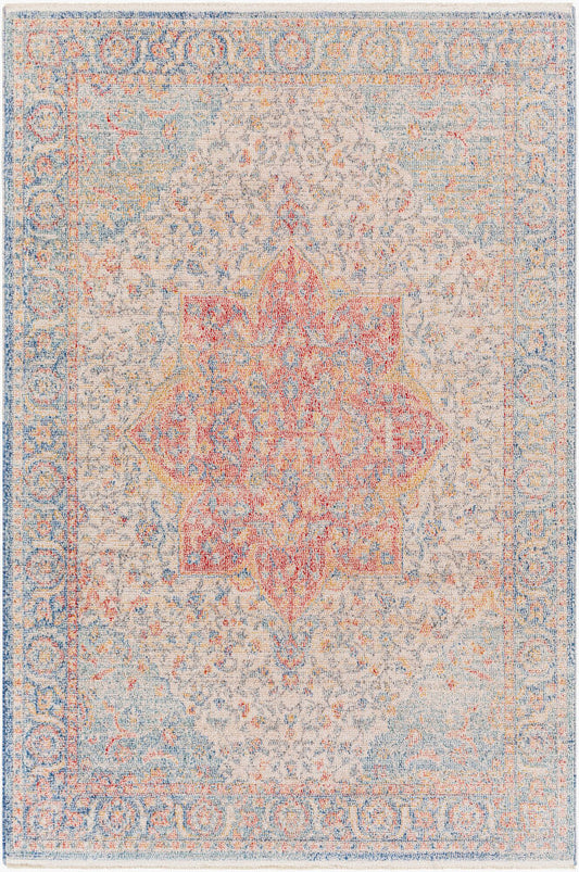 Surya Subtle SUB-2302 Red Traditional Machine Woven Rug