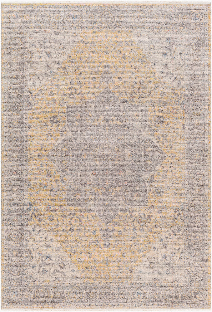 Surya Subtle SUB-2322 Mustard Traditional Machine Woven Rug