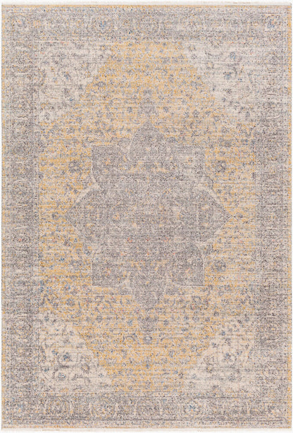 Surya Subtle SUB-2322 Mustard Traditional Machine Woven Rug