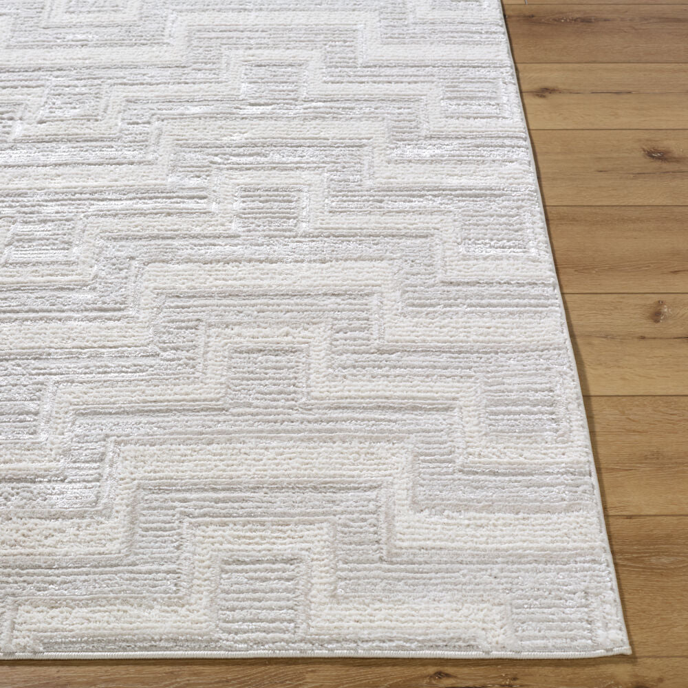 Surya Wolly WOY-2301 Ivory Modern Machine Woven Rug