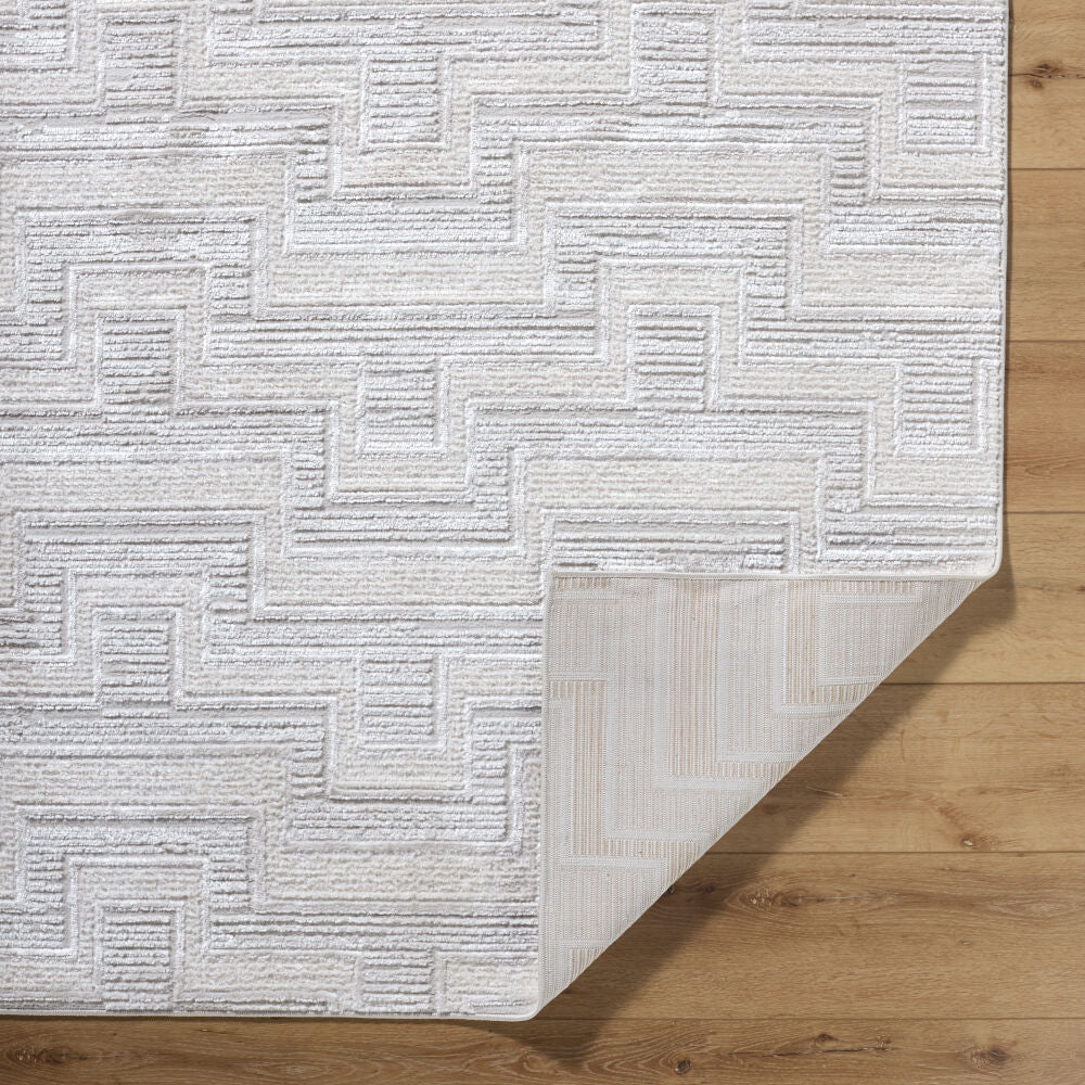 Surya Wolly WOY-2301 Ivory Modern Machine Woven Rug