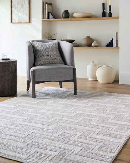 Surya Wolly WOY-2301 Ivory Modern Machine Woven Rug