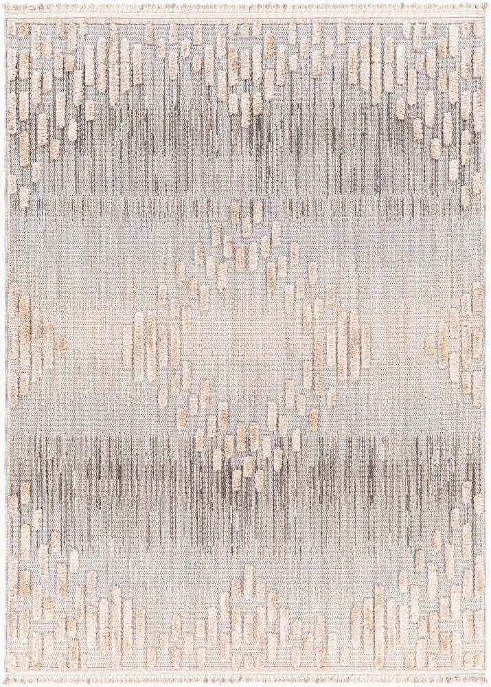 Surya Zaragoza ZRZ-2303 Medium Gray Global Machine Woven Rug