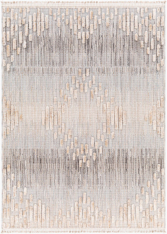 Surya Zaragoza ZRZ-2303 Medium Gray Global Machine Woven Rug