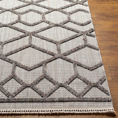 Surya Zaragoza ZRZ-2304 Light Slate Modern Machine Woven Rug