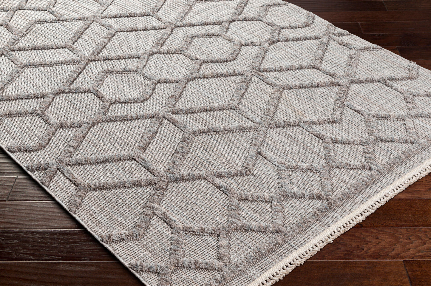 Surya Zaragoza ZRZ-2304 Light Slate Modern Machine Woven Rug