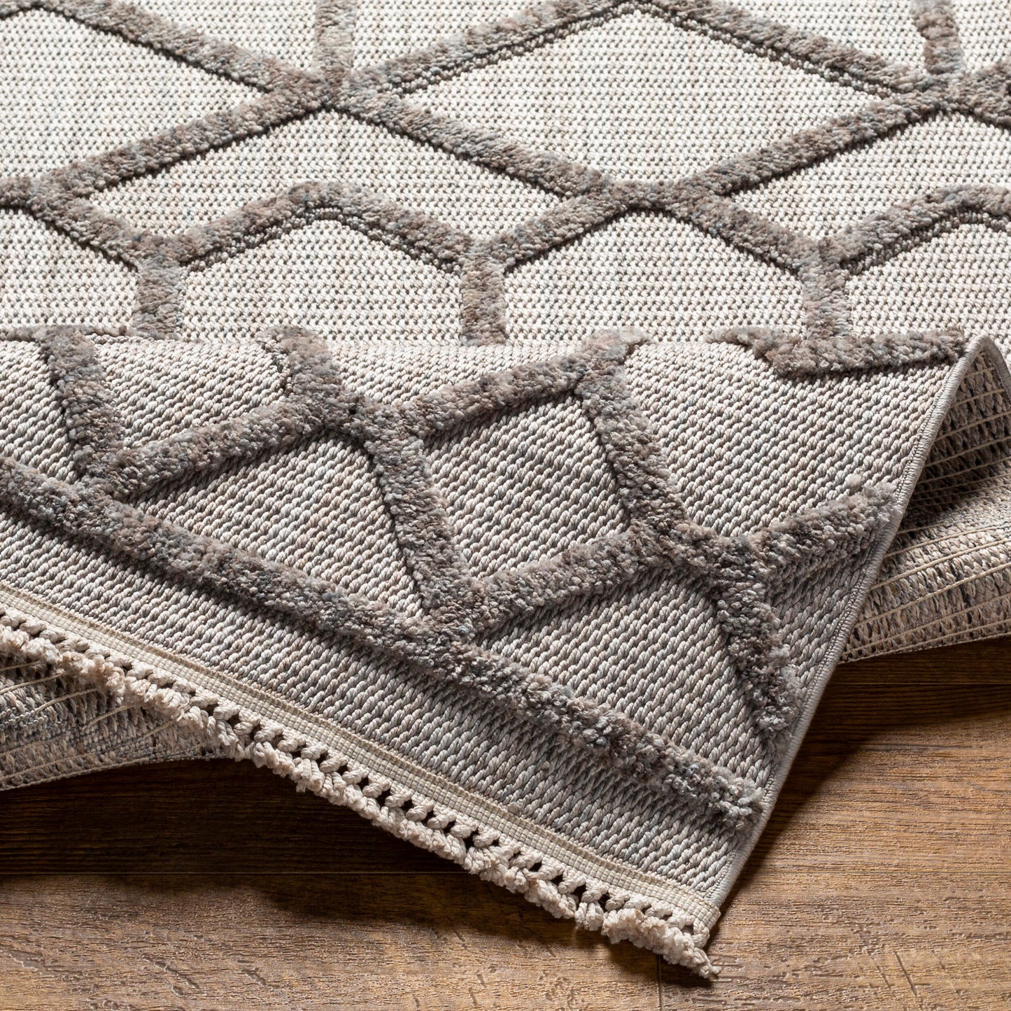 Surya Zaragoza ZRZ-2304 Light Slate Modern Machine Woven Rug