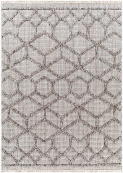Surya Zaragoza ZRZ-2304 Light Slate Modern Machine Woven Rug