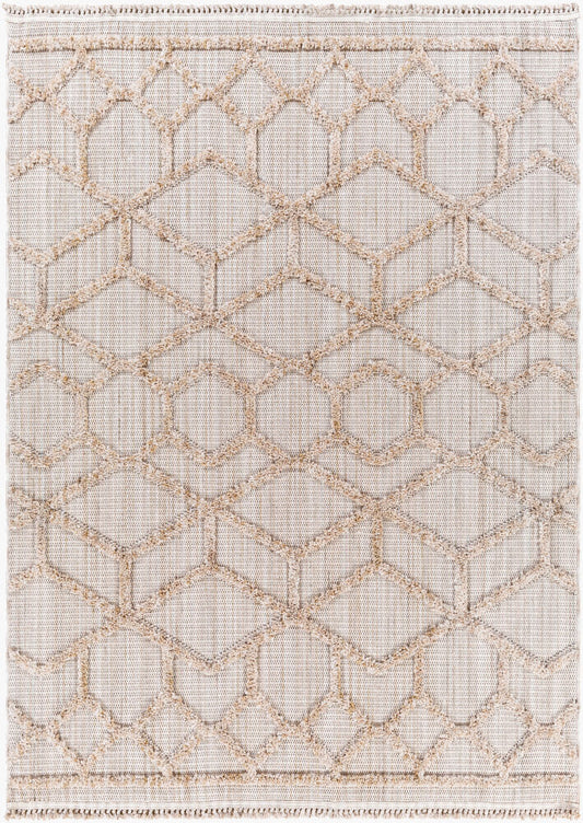 Surya Zaragoza ZRZ-2309 Cream Modern Machine Woven Rug