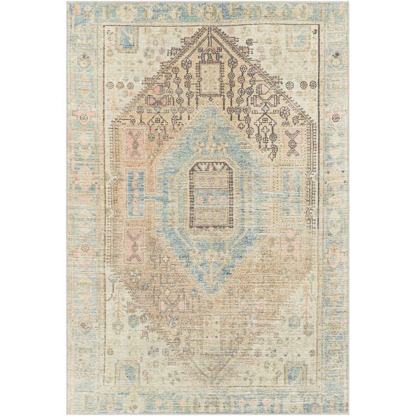 Surya Alanya ALY-2306 Denim Traditional Machine Woven Rug