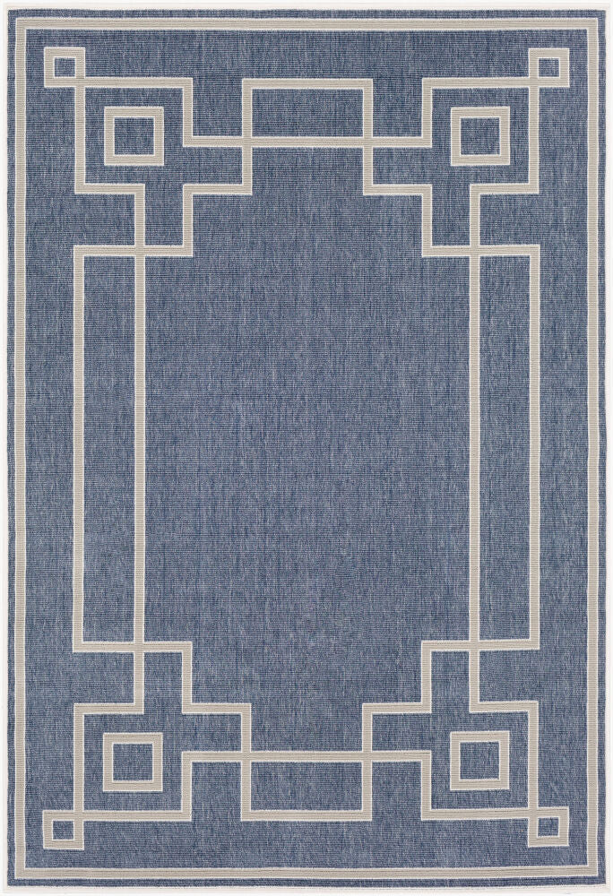 Surya Alfresco ALF-9654 Dark Blue Cottage Machine Woven Rug