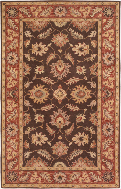 Surya Caesar CAE-1036 Dark Brown Traditional Hand Tufted Rug