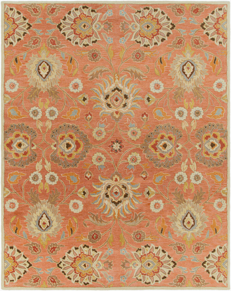 Surya Caesar CAE-1107 Burnt Orange Traditional Hand Tufted Rug