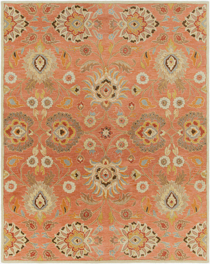 Surya Caesar CAE-1107 Burnt Orange Traditional Hand Tufted Rug