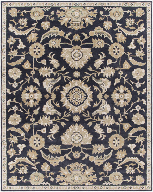 Surya Caesar CAE-1164 Ink Blue Traditional Hand Tufted Rug
