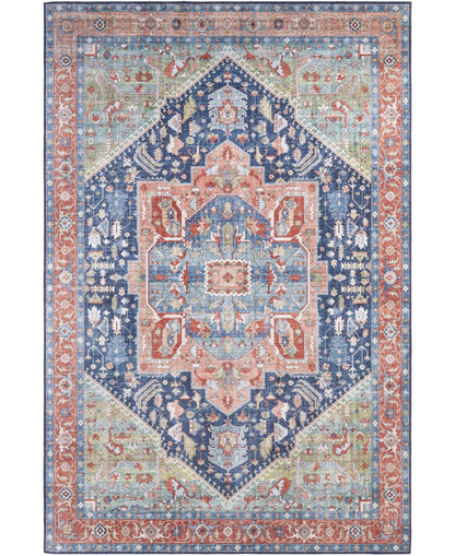 Surya Iris IRS-2312 Navy Traditional Machine Woven Rug