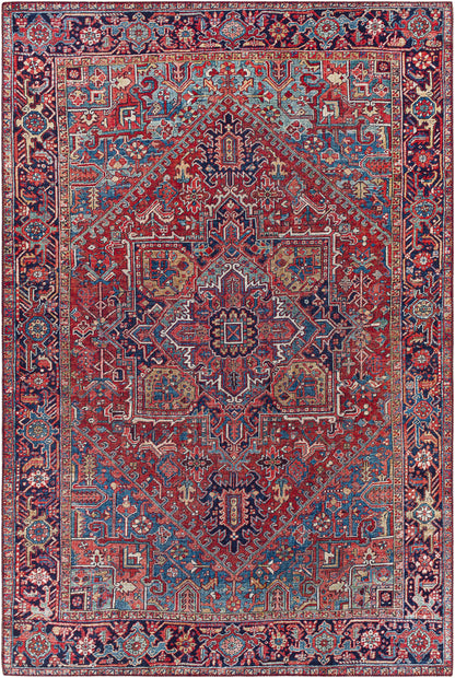 Surya Iris IRS-2330 Dark Blue Traditional Machine Woven Rug