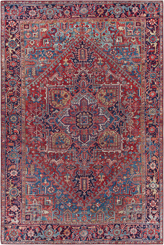 Surya Iris IRS-2330 Dark Blue Traditional Machine Woven Rug