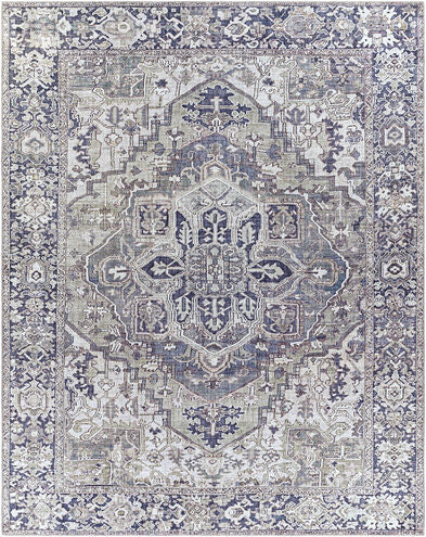 Surya Iris IRS-2359 Charcoal Traditional Machine Woven Rug