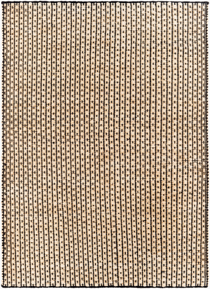 Surya Jasmine JAM-2300 Black Cottage Hand Woven Rug