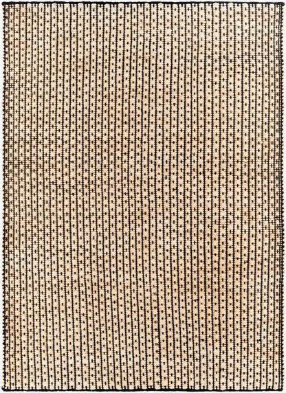 Surya Jasmine JAM-2300 Black Cottage Hand Woven Rug