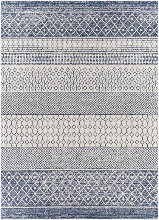 Surya La Casa LCS-2307 Navy Global Machine Woven Rug