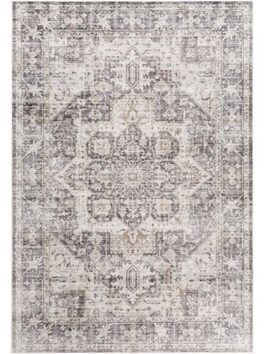 Surya Lavable LVB-2308 Gray Traditional Machine Woven Rug