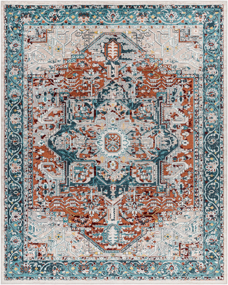Surya Lavadora LVR-2323 Ink Blue Traditional Machine Woven Rug