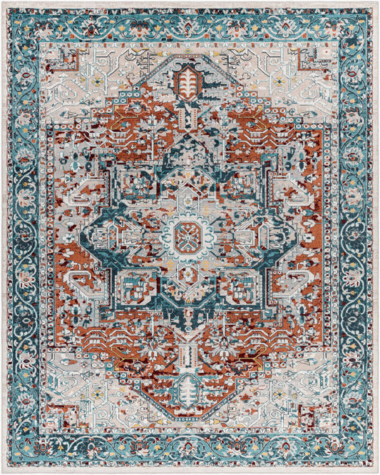 Surya Lavadora LVR-2323 Ink Blue Traditional Machine Woven Rug