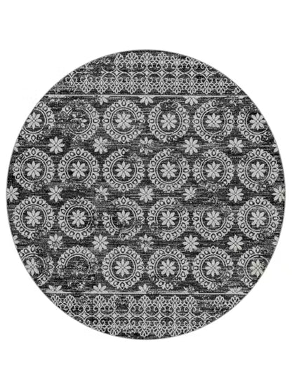 Surya Lavadora LVR-2325 Black Traditional Machine Woven Rug