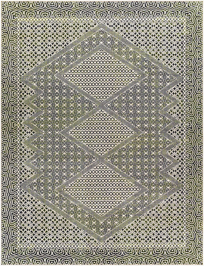Surya Lavadora LVR-2328 Black Global Machine Woven Rug