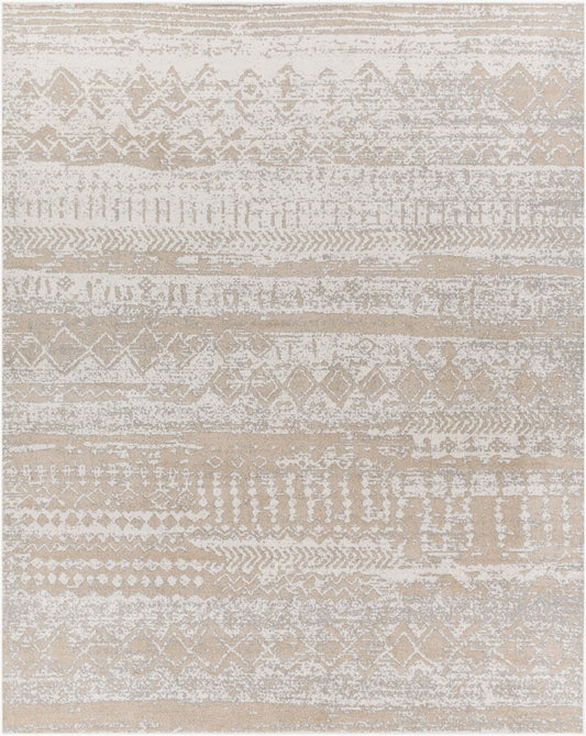 Surya Lavadora LVR-2331 Light Gray Global Machine Woven Rug