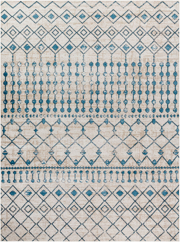 Surya Lavadora LVR-2340 Blue Global Machine Woven Rug