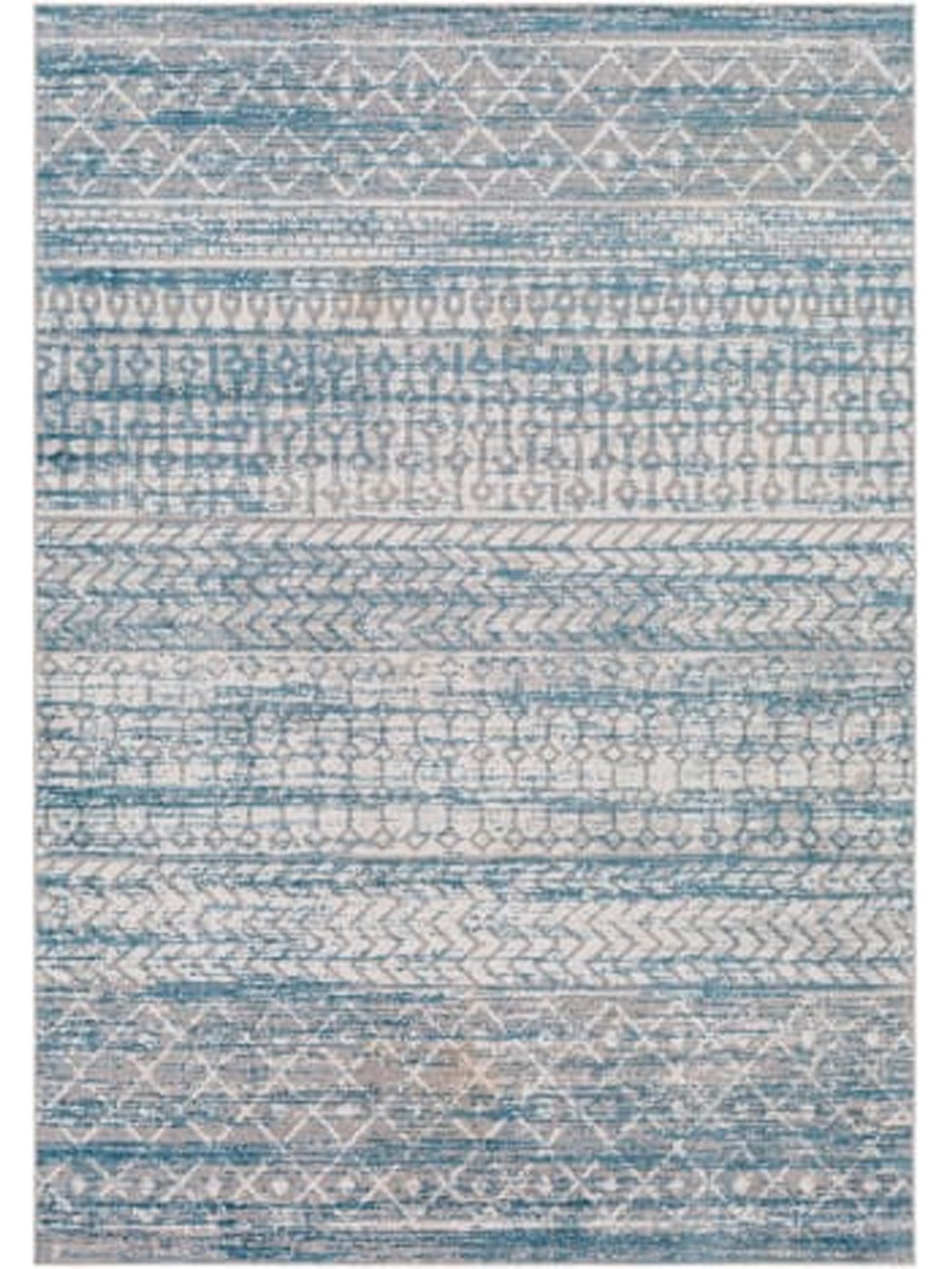 Surya Lavadora LVR-2344 Blue Global Machine Woven Rug