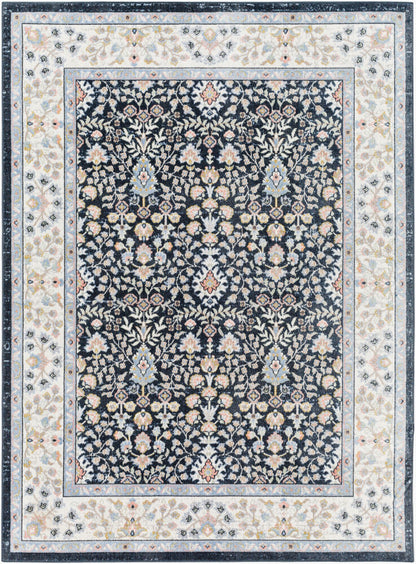 Surya Lavadora LVR-2354 Dark Blue Traditional Machine Woven Rug
