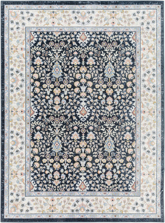 Surya Lavadora LVR-2354 Dark Blue Traditional Machine Woven Rug