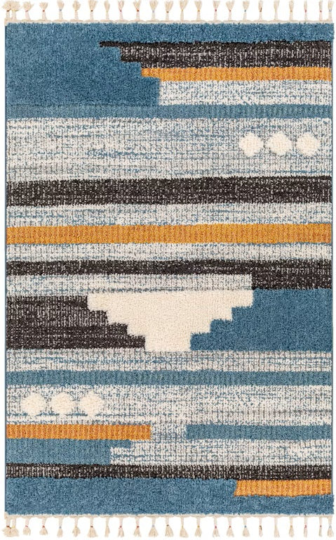 Surya Lofty LOF-2305 Blue Global Machine Woven Rug