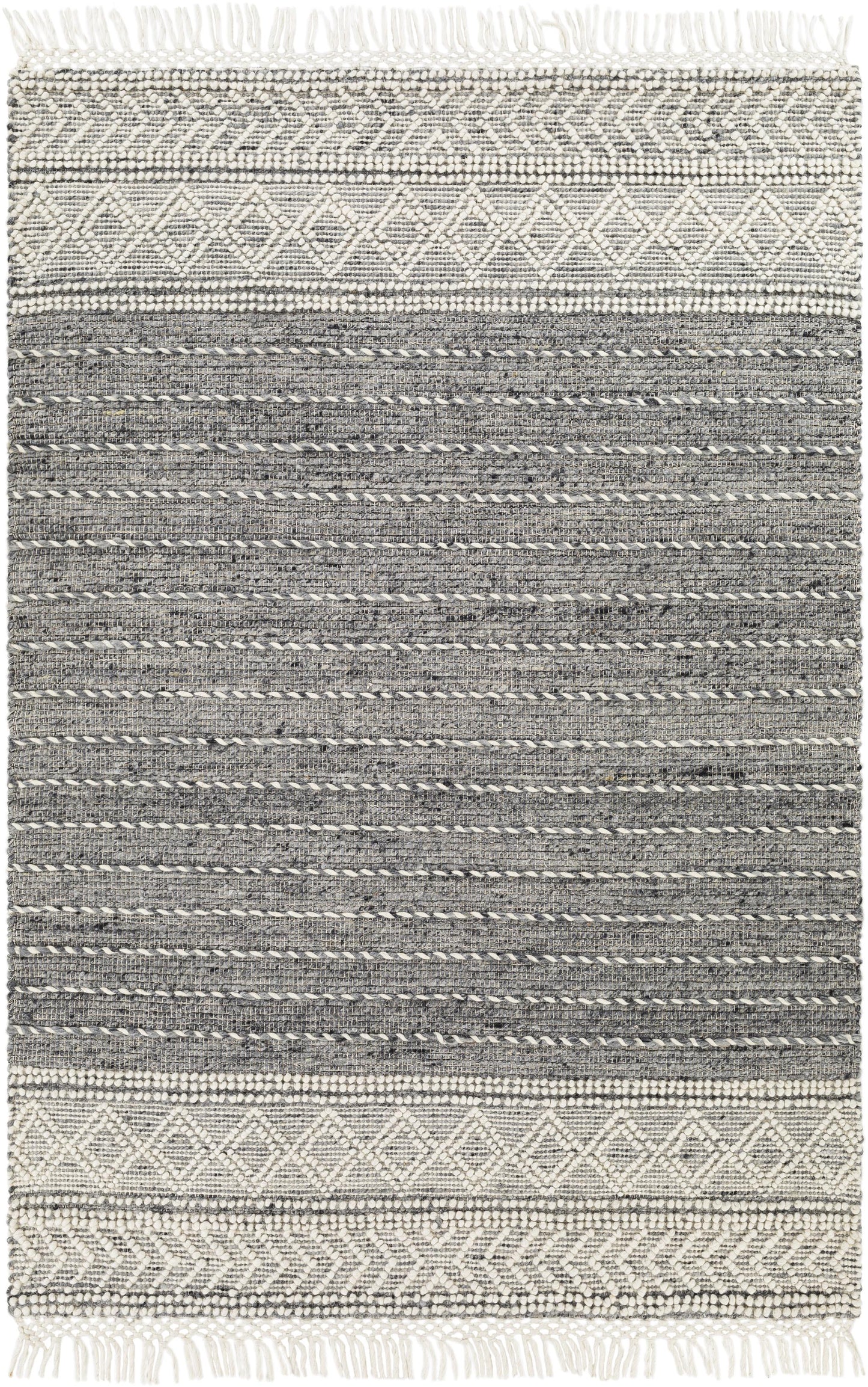 Surya Lucia LCI-2302 Charcoal Cottage Hand Woven Rug