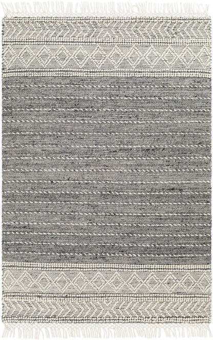 Surya Lucia LCI-2302 Charcoal Cottage Hand Woven Rug