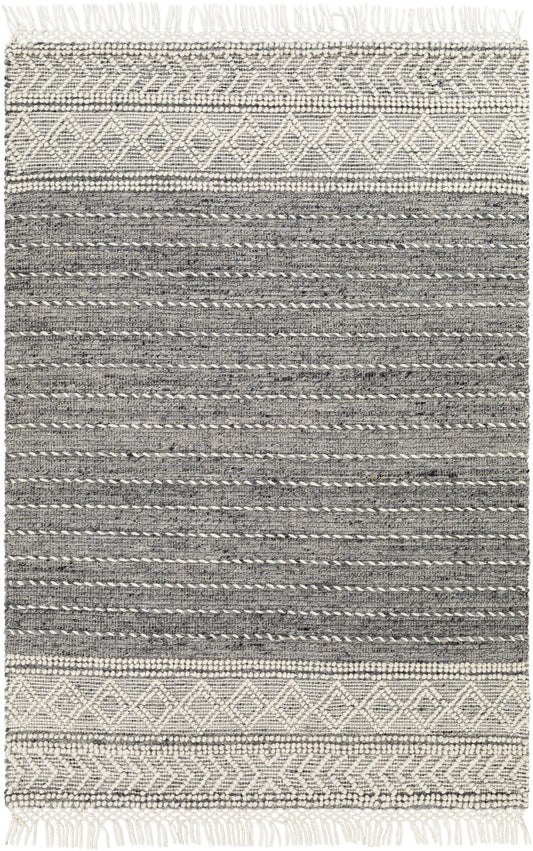 Surya Lucia LCI-2302 Charcoal Cottage Hand Woven Rug