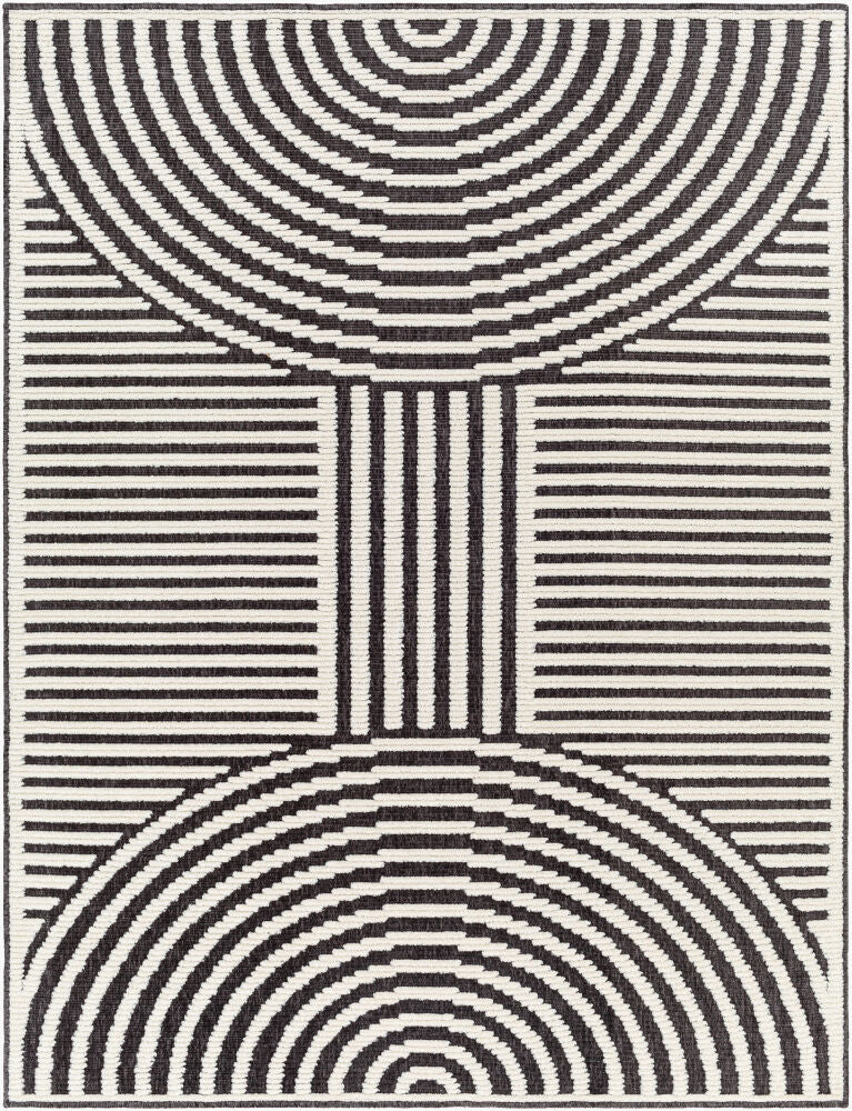 Surya Lyna LYA-2313 Black Modern Machine Woven Rug