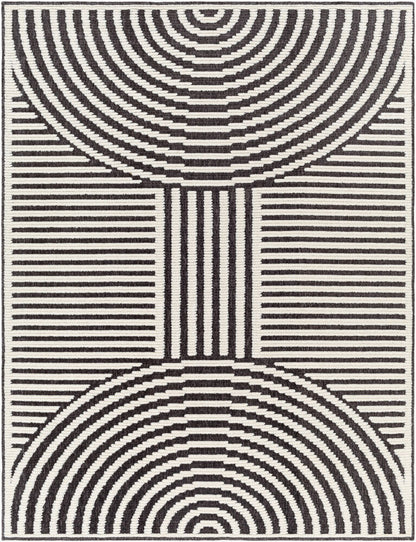 Surya Lyna LYA-2313 Black Modern Machine Woven Rug