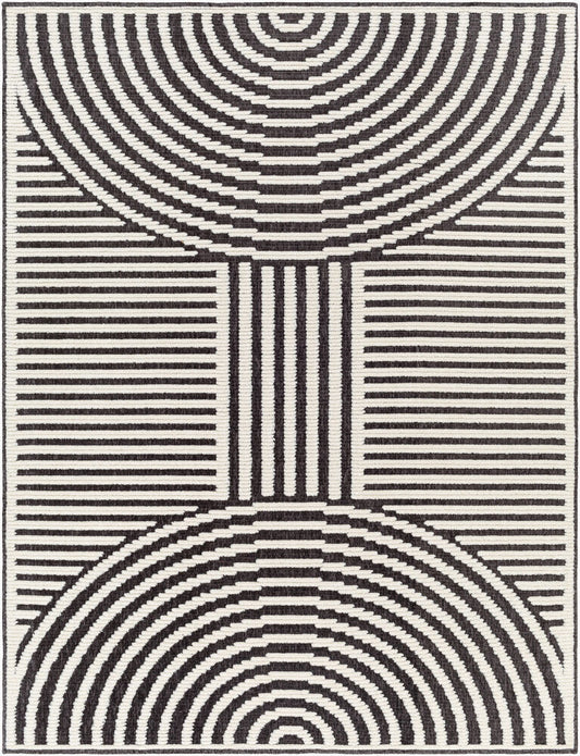 Surya Lyna LYA-2313 Black Modern Machine Woven Rug