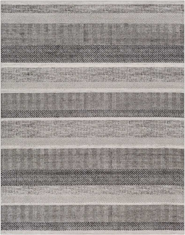 Surya Nepali NPI-2303 Black Modern Machine Woven Rug