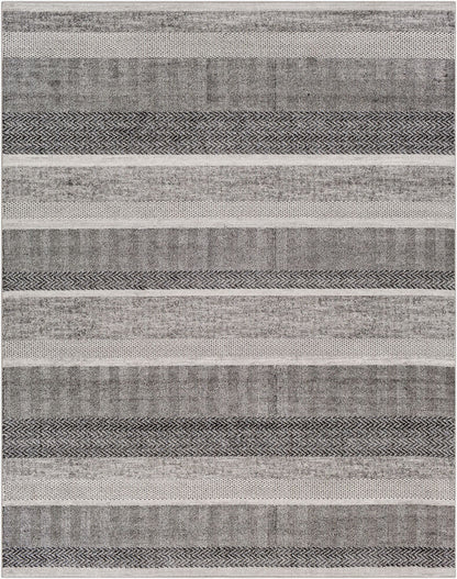 Surya Nepali NPI-2303 Black Modern Machine Woven Rug