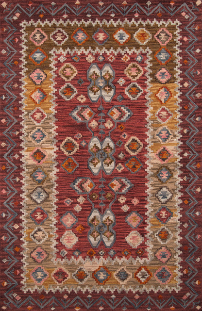 Momeni Tangier  Red  Traditional